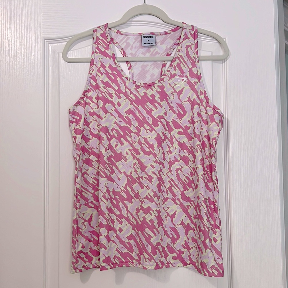Gymshark Pink Leopard Training Tank Top